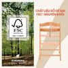 Hauck Alpha+ Ghế Ăn Dặm Bằng Gỗ Thiết Kế Công Thái Học Cho Bé