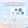 L'Ange Áo Choàng Tắm Có Nón Vải Bông 6 lớp 50x55cm (Size S)