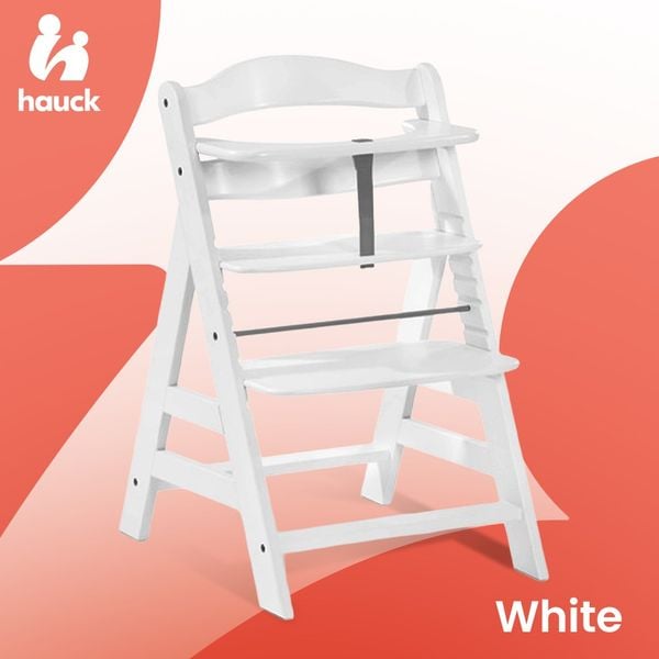 Hauck Alpha+ Ghế Ăn Dặm Bằng Gỗ Thiết Kế Công Thái Học Cho Bé