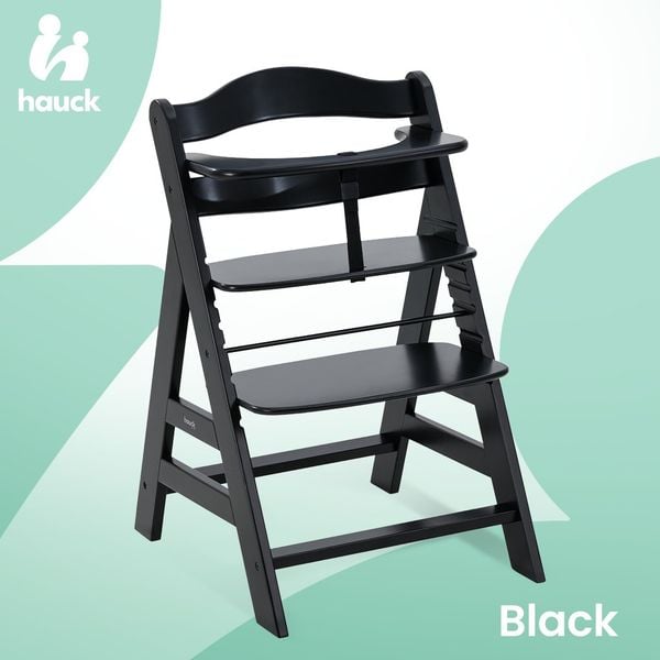 Hauck Alpha+ Ghế Ăn Dặm Bằng Gỗ Thiết Kế Công Thái Học Cho Bé