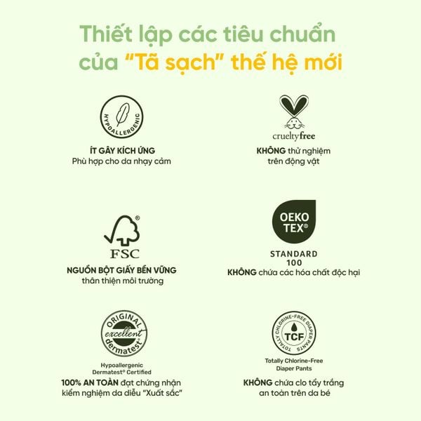 Parasol Tã/Bỉm Dán Thấm Hút, Chống Hăm, Kháng Khuẩn Tự Nhiên Cho Bé (Gói Dùng Thử)