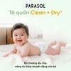 Parasol Tã/Bỉm Dán/Bỉm Quần Thấm Hút, Chống Hăm, Kháng Khuẩn Tự Nhiên Cho Bé