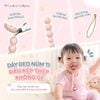 Loulou Lollipop Dây Đeo Núm Ti Silicone, Đầu Kẹp Thép Không Gỉ, Phù Hợp Với Mọi Loại Núm Ti