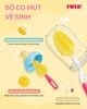 Farlin Bộ Cọ Mút Vệ Sinh Bình & Núm Ti Làm Sạch Hiệu Quả