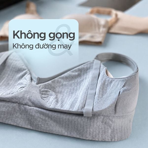 Shapee Áo Lót Bầu & Cho Con Bú Cozy Không Gọng, Tặng Kèm Miếng Nối