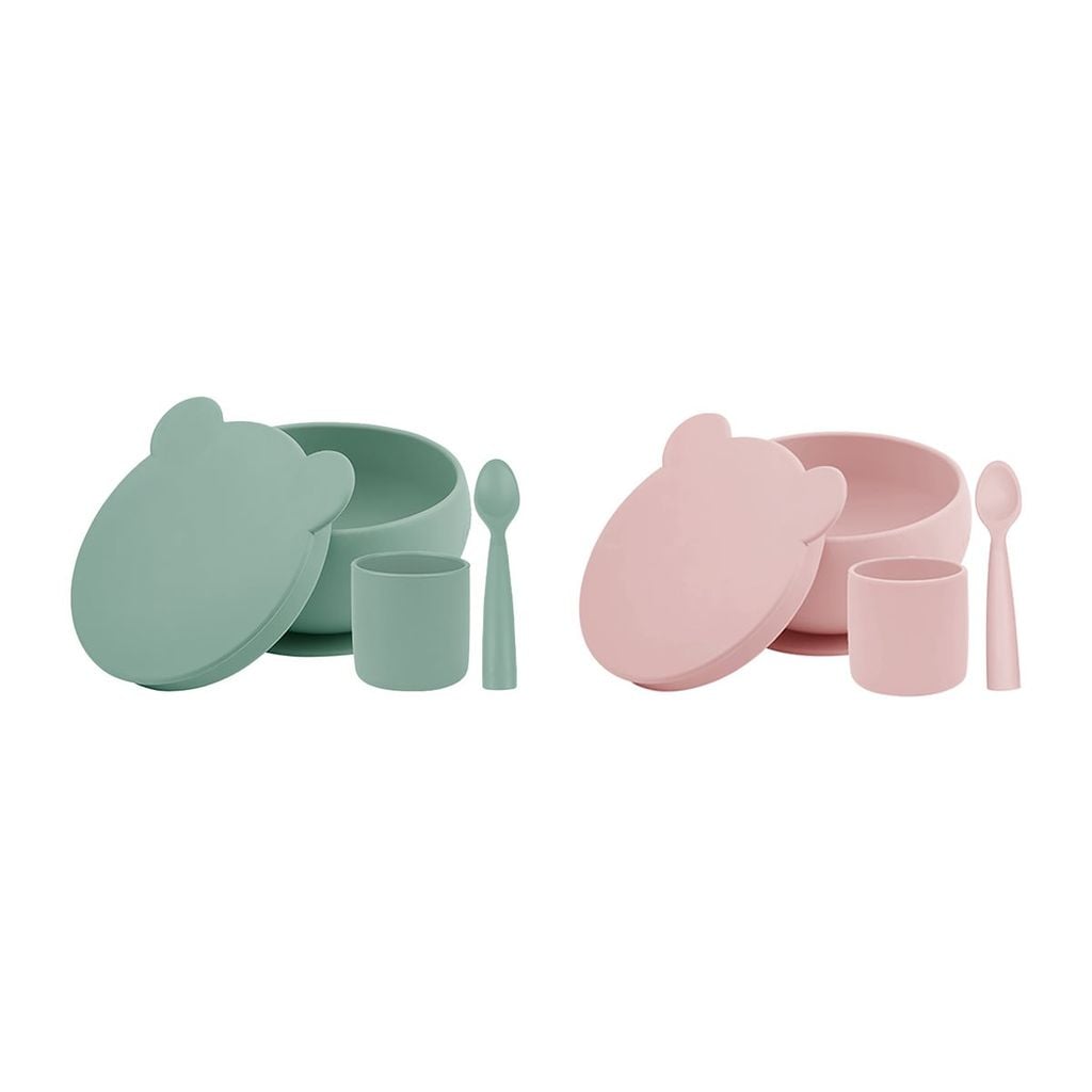 MinikOiOi Bộ Ăn Dặm Số 1 Chất Liệu Silicone Cho Bé