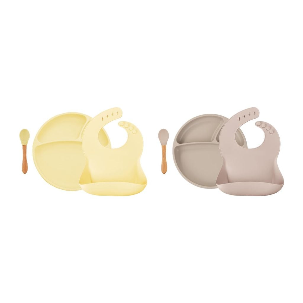 MinikOiOi Bộ Ăn Dặm Số 2 Chất Liệu Silicone Cho Bé