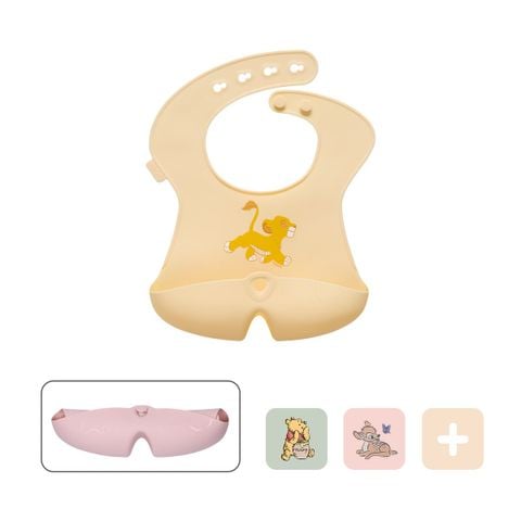 b.box Yếm Ăn Dặm Silicone Có Máng Hứng Chống Thấm Dễ Vệ Sinh