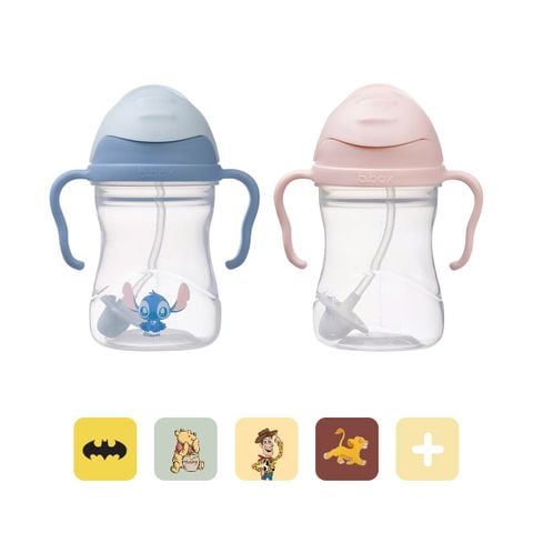 b.box Bình Nước 360 Độ 240ml Có Van Chống Sặc Cho Bé Tập Uống Nước