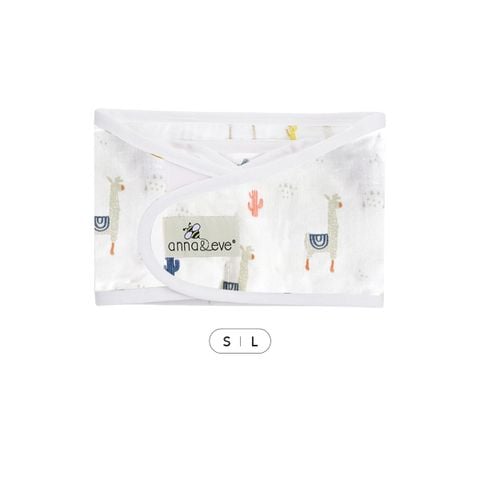 Anna&Eve Khăn Quấn Ngủ Ngon, Chống Giật Mình Cho Bé Sơ Sinh - Alpaca Màu Trắng