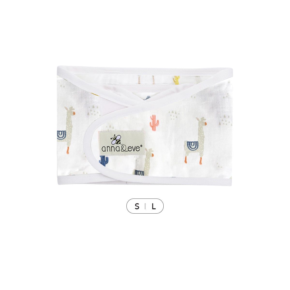 Anna&Eve Khăn Quấn Ngủ Ngon, Chống Giật Mình Cho Bé Sơ Sinh - Alpaca Màu Trắng