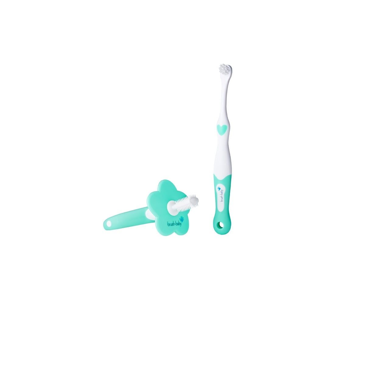 Brush-Baby Bộ Bàn Chải Đánh Răng & Mát Xa Nướu Cho Bé (0 - 18 Tháng)