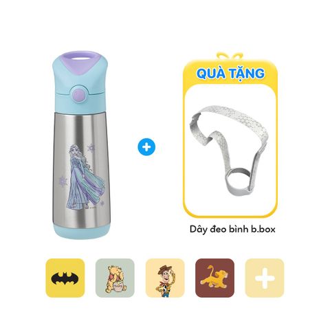 b.box Bình Nước Giữ Nhiệt Đa Năng Chất Liệu Thép Không Gỉ Cho Bé