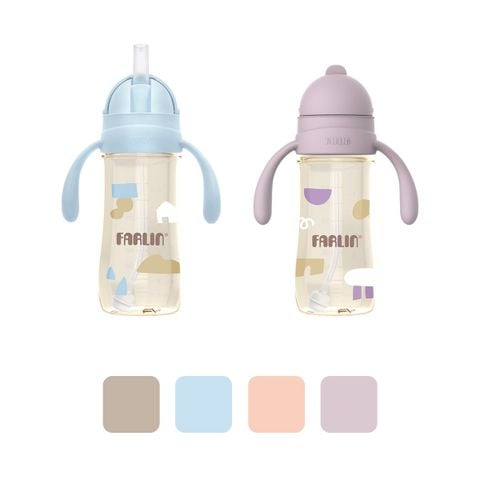 FARLIN Bình Nước PPSU 360 Độ Cho Bé Tập Uống Nước 270ml (Nắp Trượt)