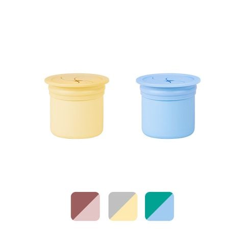 MinikOiOi Cốc Uống Nước Đa Năng Kèm Ống Hút & Nắp Đậy Silicone