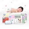 Combo Đón Bé – Trọn Bộ Sơ Sinh Cao Cấp | Khăn Tắm, Khăn Sữa, Khăn Vải Khô L'Ange & Tã/Bỉm Parasol