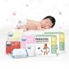 Combo Đón Bé – Trọn Bộ Sơ Sinh Cao Cấp | Khăn Tắm, Khăn Sữa, Khăn Vải Khô L'Ange & Tã/Bỉm Parasol
