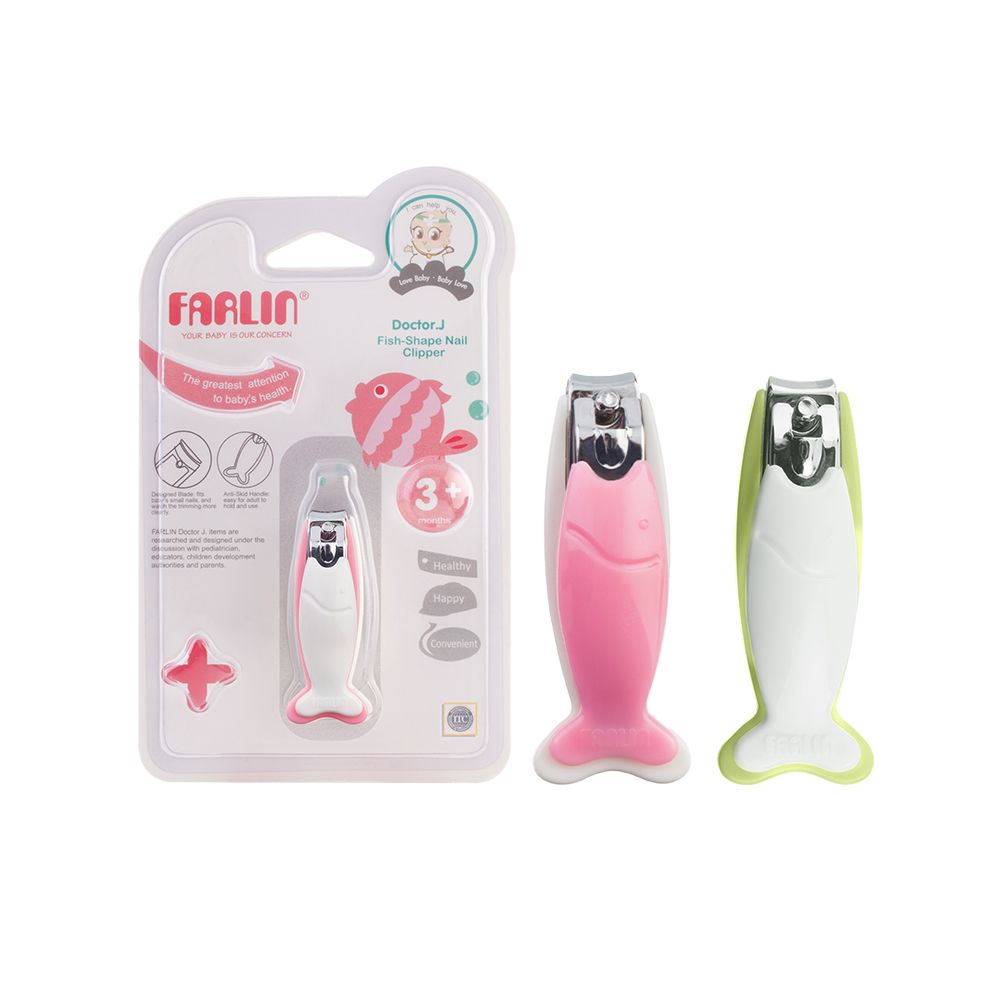 FARLIN Dụng Cụ Cắt Móng Chất Liệu Thép Không Gỉ, An Toàn Cho Bé Từ Sơ Sinh