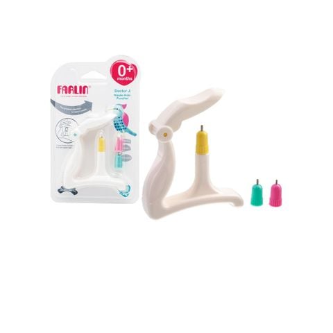 FARLIN Dụng Cụ Đục Lỗ Núm Ti Bình Sữa Với 3 Size Đầu Đục Tiện Lợi