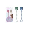 b.box Bộ 2 Dây Đeo Núm Ti Silicone Bạch Kim Kháng Khuẩn Cho Bé Từ Sơ Sinh