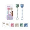 b.box Bộ 2 Dây Đeo Núm Ti Silicone Bạch Kim Kháng Khuẩn Cho Bé Từ Sơ Sinh