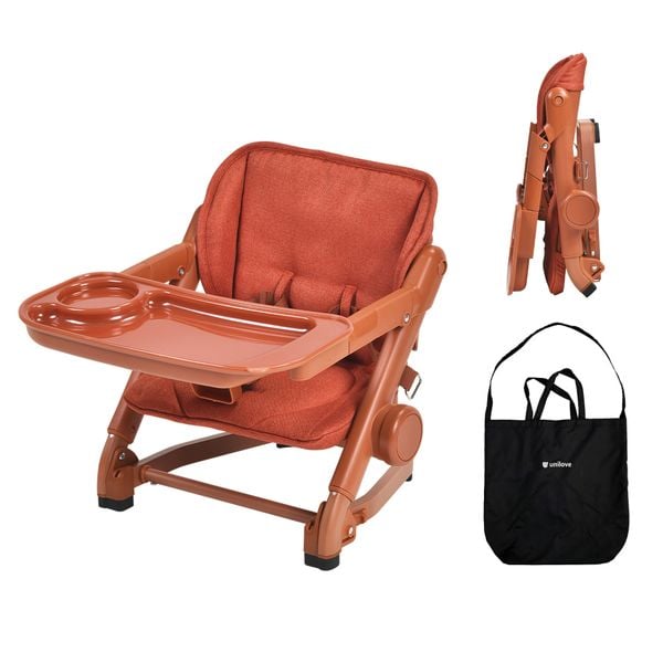 Unilove Ghế Ăn Dặm 3 Trong 1 FeedMe Chân Ghế Chống Trượt, Dễ Dàng Gấp Gọn