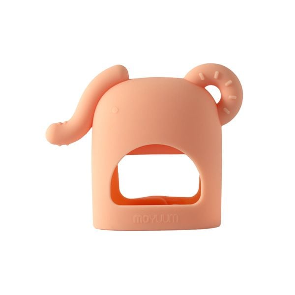 MOYUUM GẶM NƯỚU HÌNH VOI BẰNG SILICONE CAO CẤP GIÚP GIẢM ĐAU VÀ NGỨA NƯỚU CHO BÉ