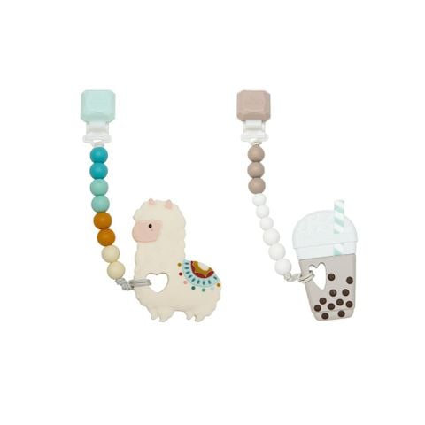 LOULOU LOLLIPOP GẶM NƯỚU SILICONE CAO CẤP GIÚP GIẢM ĐAU VÀ NGỨA NƯỚU CHO BÉ, KÈM DÂY ĐEO TIỆN LỢI, CÓ THỂ THÁO RỜI