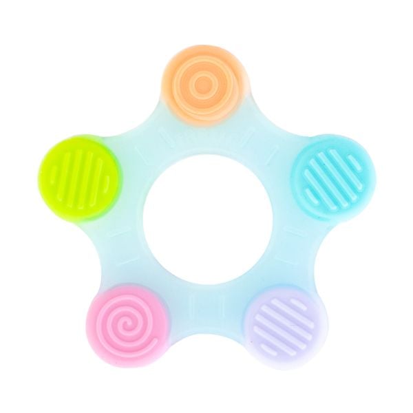Farlin Gặm Nướu Silicone Đa Sắc Giúp Giảm Đau & Ngứa Nướu Cho Bé