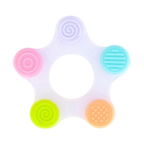 Farlin Gặm Nướu Silicone Đa Sắc Giúp Giảm Đau & Ngứa Nướu Cho Bé