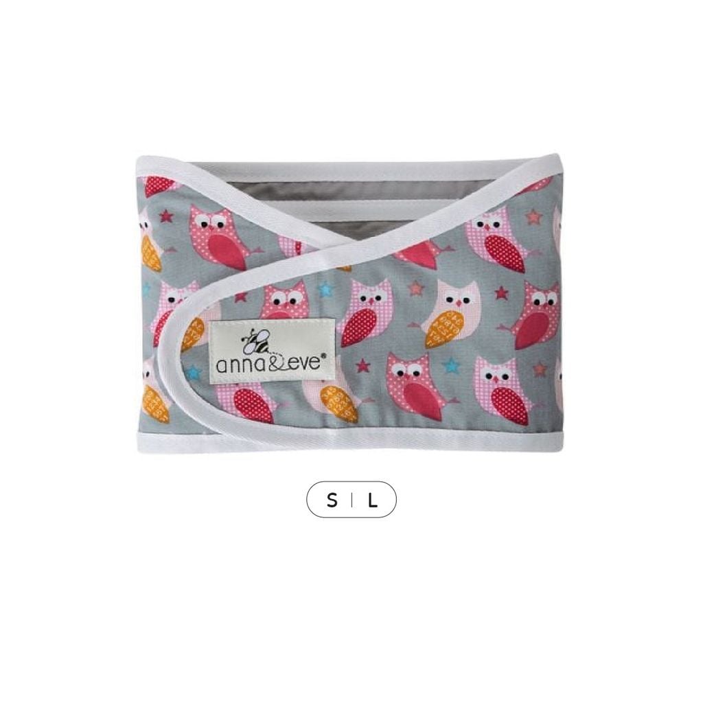 Anna&Eve Khăn Quấn Ngủ Ngon, Chống Giật Mình Cho Bé Sơ Sinh - Hoa Văn Xám
