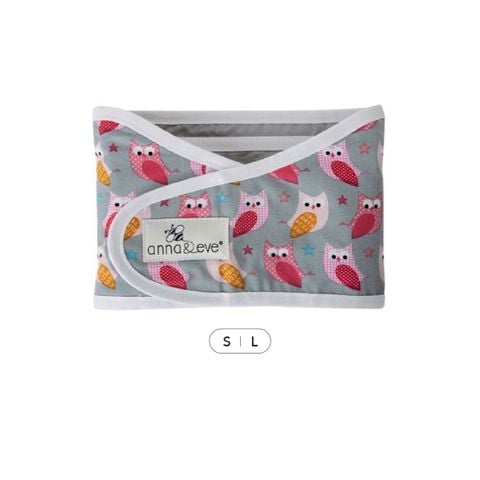 Anna&Eve Khăn Quấn Ngủ Ngon, Chống Giật Mình Cho Bé Sơ Sinh - Hoa Văn Xám