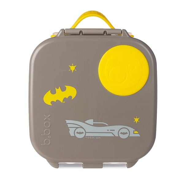 b.box Set Hộp Cơm, Túi Đựng & Bình Nước Phiên Bản Batman Cho Bé
