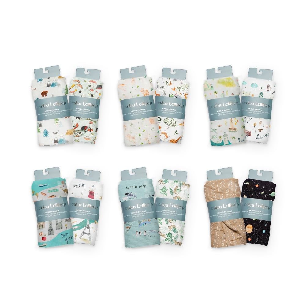 LOULOU LOLLIPOP KHĂN ĐA NĂNG SỢI TRE THOÁNG KHÍ, SIÊU MỀM VÀ AN TOÀN CHO BÉ