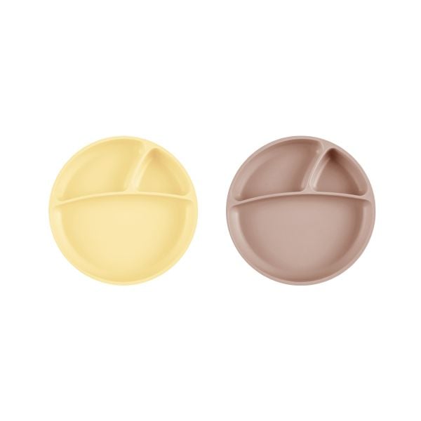 MinikOiOi Khay Ăn Dặm Silicone Có Đế Hít Chống Trơn
