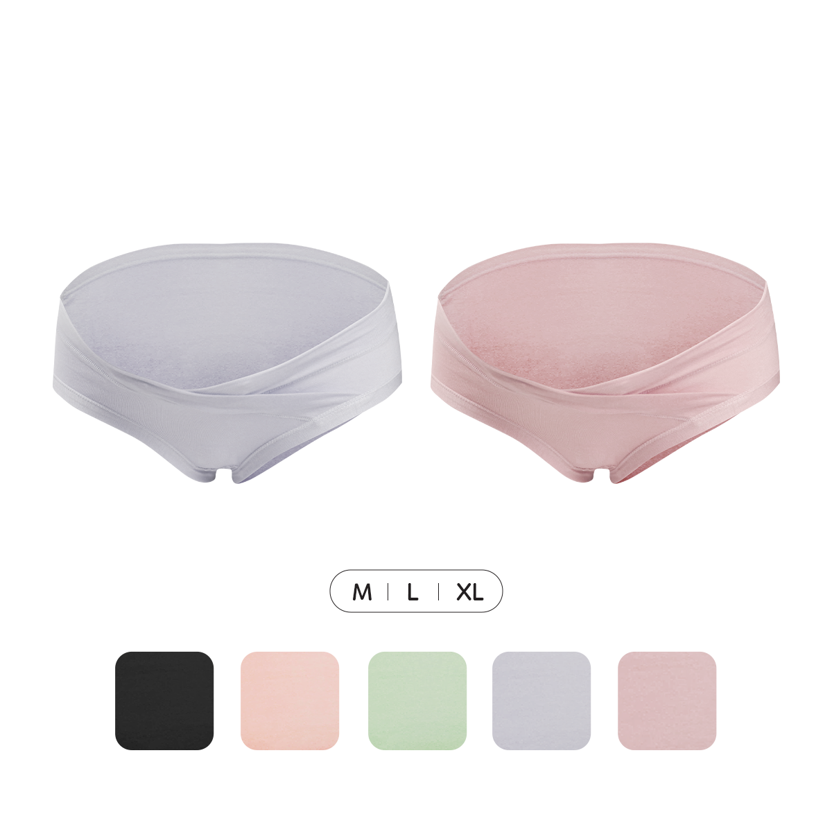 Shapee Quần Lót Bầu Cạp Thấp Mềm Mại, Co Giãn (Set 3 Cái Màu Ngẫu Nhiên)