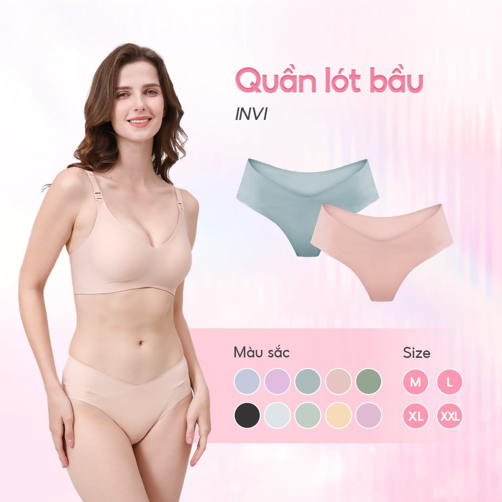 Shapee Quần Lót Bầu iNVI Mềm Mại, Siêu Nhẹ, Thoáng Khí, Co Giãn