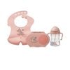 b.box Set Hộp Đựng Đồ Ăn Vặt, Yếm Ăn Dặm & Bình Nước Phiên Bản Bambi Cho Bé