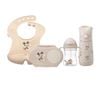 b.box Set Hộp Đựng Đồ Ăn Vặt, Yếm Ăn Dặm & Bình Nước Phiên Bản Mickey Soft Cho Bé