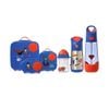 b.box Set Hộp Cơm Trưa/Đồ Ăn Vặt, Yếm Ăn Dặm & Bình Nước Phiên Bản Superman Cho Bé