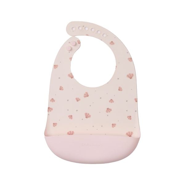 Loulou Lollipop Yếm Ăn Dặm Silicone Có Máng Hứng Chống Thấm Dễ Vệ Sinh