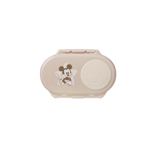 b.box Set Hộp Đựng Đồ Ăn Vặt, Yếm Ăn Dặm & Bình Nước Phiên Bản Mickey Soft Cho Bé