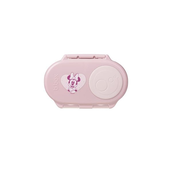 b.box Set Hộp Đựng Đồ Ăn Vặt, Yếm Ăn Dặm & Bình Nước Phiên Bản Minnie Soft Cho Bé