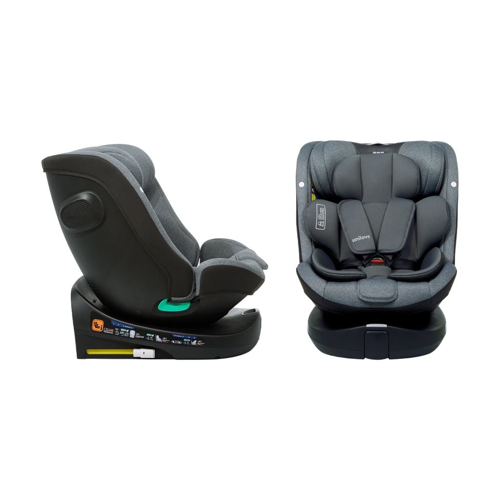 Unilove Ghế Ngồi Ô Tô Travio Cho Bé Từ 0 - 12 Tuổi, Chuẩn An Toàn R129 (I-Size)