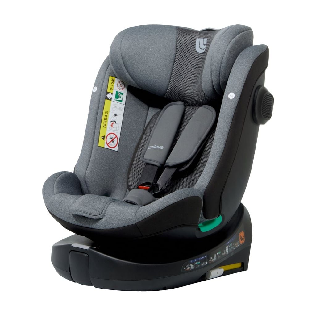 Unilove Ghế Ngồi Ô Tô Travio Cho Bé Từ 0 - 12 Tuổi, Chuẩn An Toàn R129 (I-Size)