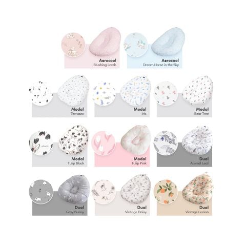 ELAVA VỎ GỐI CHỐNG TRÀO NGƯỢC THOÁNG KHÍ, HÚT ẨM VÀ THOÁT MỒ HÔI TỐT CHO BÉ SƠ SINH (KHÔNG KÈM RUỘT GỐI)