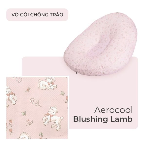 Elava Vỏ Gối Chống Trào Ngược Thoáng Khí Cho Bé Sơ Sinh (Không Kèm Ruột Gối)