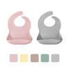 MinikOiOi Yếm Ăn Dặm Silicone Có Máng Hứng Chống Thấm