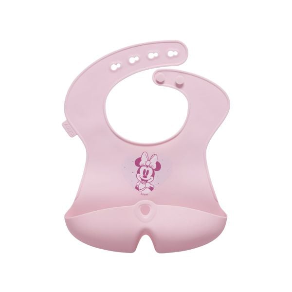 b.box Set Hộp Đựng Đồ Ăn Vặt, Yếm Ăn Dặm & Bình Nước Phiên Bản Minnie Soft Cho Bé