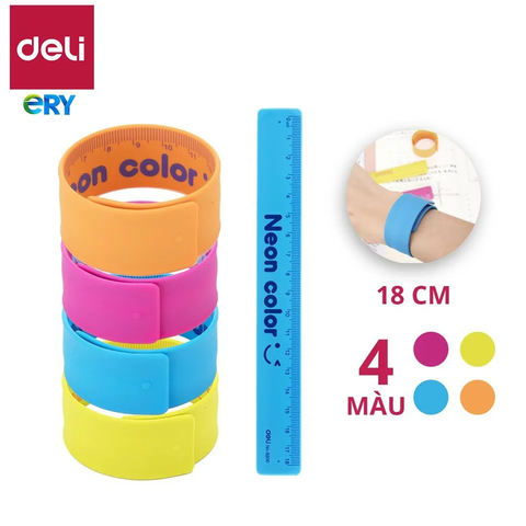 Thước Kẻ Cuộn DeLi 18cm - Mã 6206